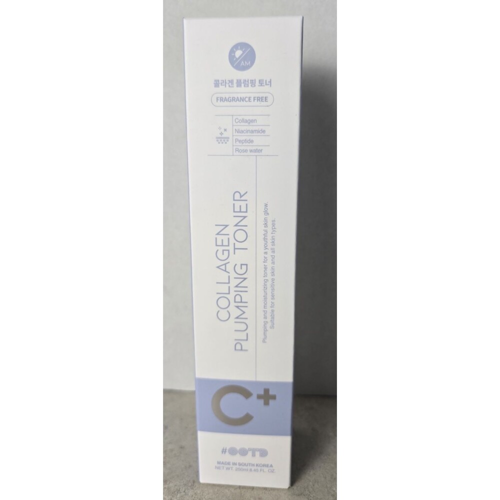 #OOTD Collagen Plumping Toner C+ 250ml (8.45 Fl Oz)  Fragrance-Free NEW
